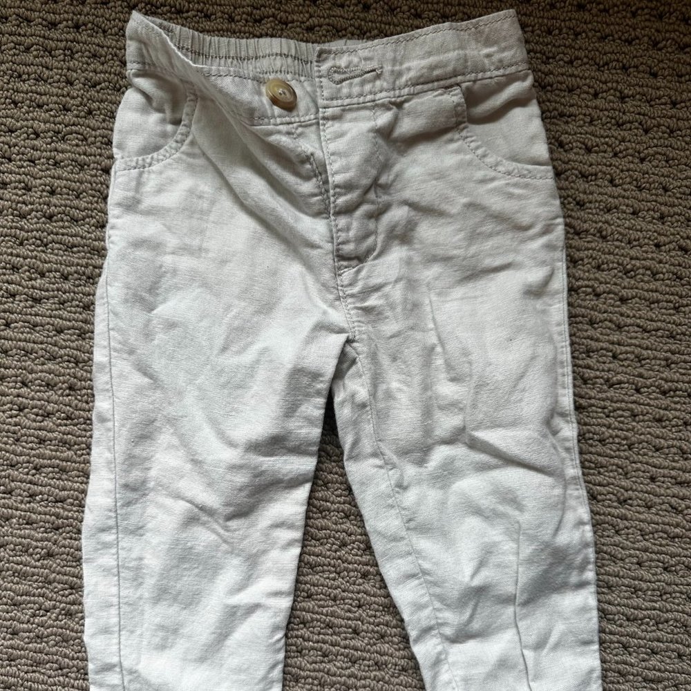 Baby/Toddler 12-18 Months Linen Pants